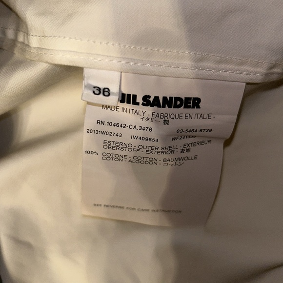 Jil Sander Black & White Panel Sleeveless A-Line Dress – Italian Cotton, Size 36 - Picture 9 of 10